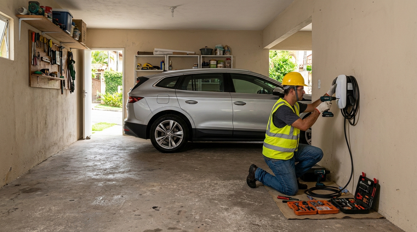 Instalação em garagem ou condomínio em Contagem‑MG